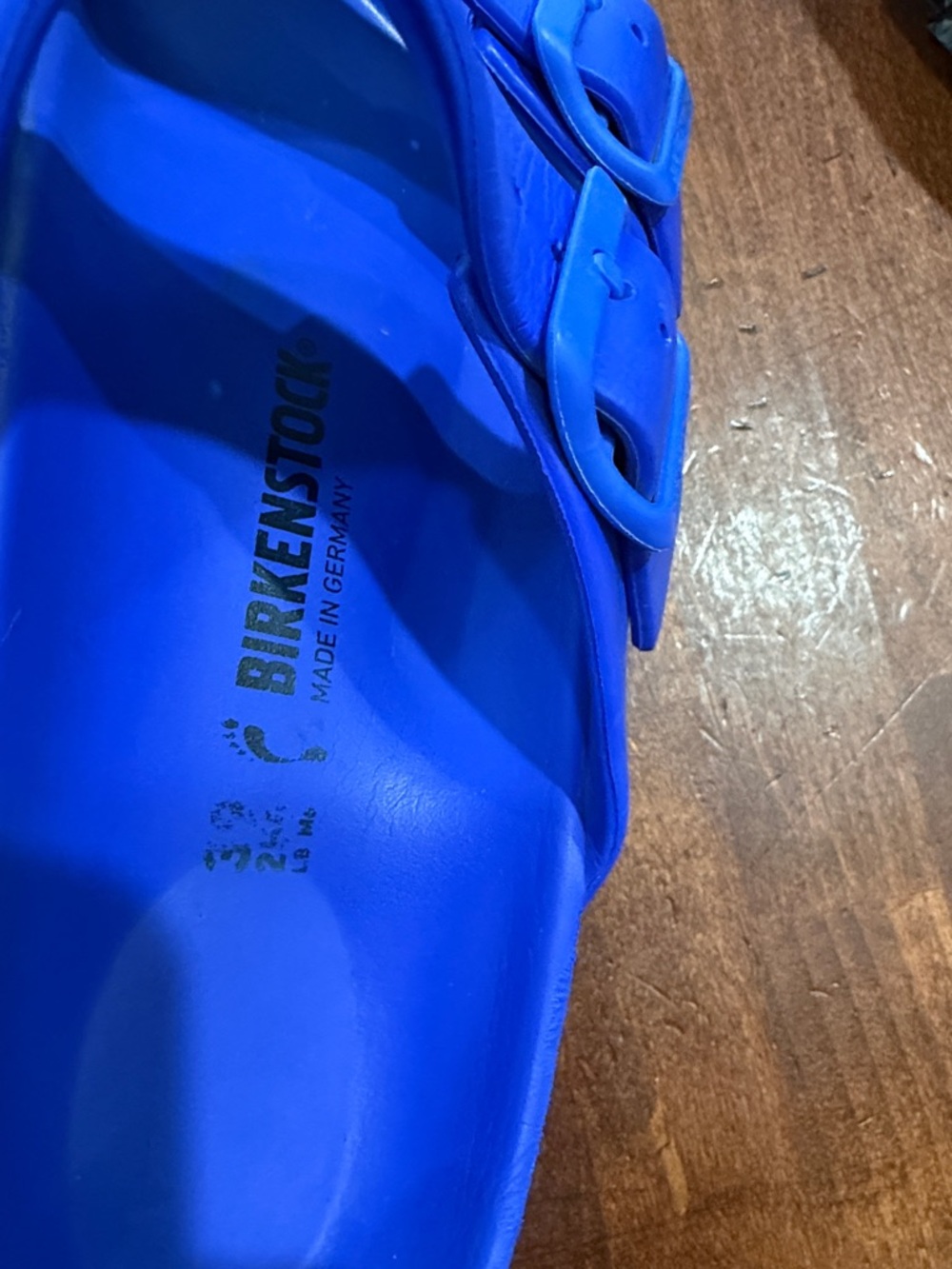 Birkenstock Two-Strap EVA Sandals in Royal Blue - Picture 6 of 9